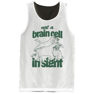 Cat Not A Brain Cell In Sight Mesh Reversible Basketball Jersey Tank