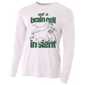 Cat Not A Brain Cell In Sight Cooling Performance Long Sleeve Crew