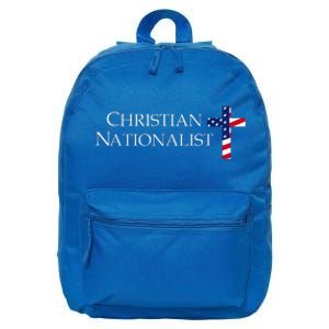 Christian Nationalist American Flag 16 in Basic Backpack