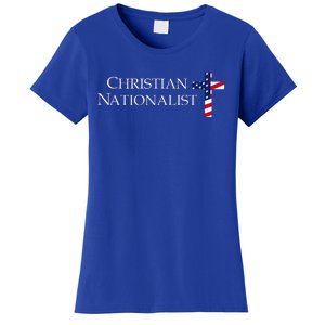 Christian Nationalist American Flag Women's T-Shirt