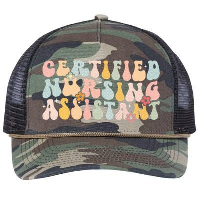 Certified Nursing Assistant Retro Rope Trucker Hat Cap