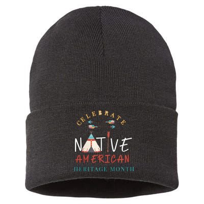 Celebrate Native American Heritage Month Sustainable Knit Beanie