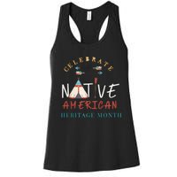 Celebrate Native American Heritage Month Women's Racerback Tank