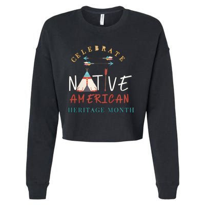 Celebrate Native American Heritage Month Cropped Pullover Crew