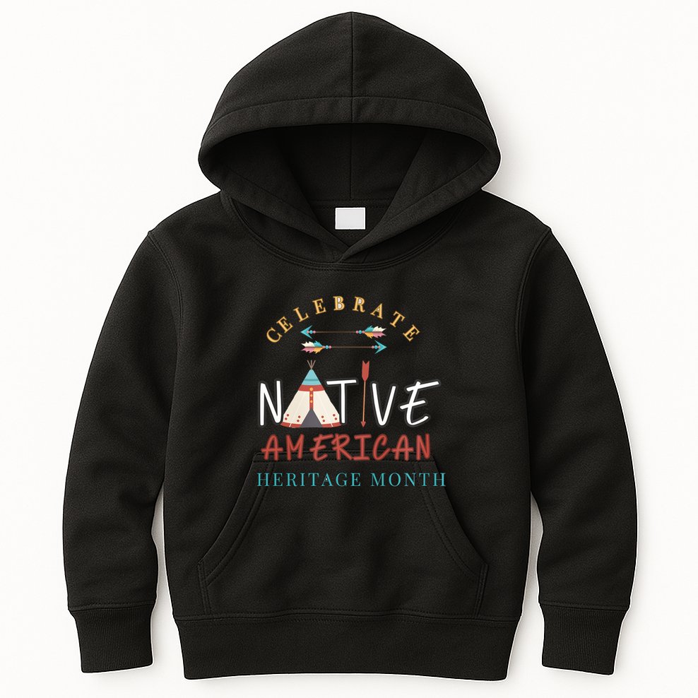 Celebrate Native American Heritage Month Kids Hoodie