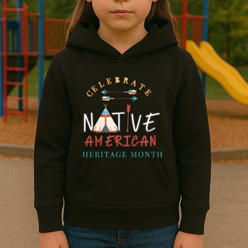 Celebrate Native American Heritage Month Kids Hoodie