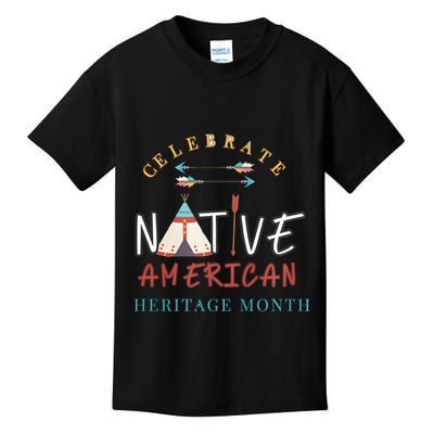Celebrate Native American Heritage Month Kids T-Shirt