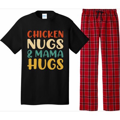 Chicken Nugs And Mama Hugs Nuggets Foodies Lovers Pajama Set