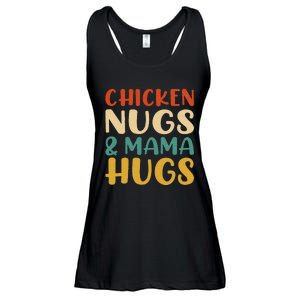 Chicken Nugs And Mama Hugs Nuggets Foodies Lovers Ladies Essential Flowy Tank