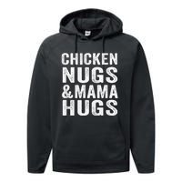 Chicken Nugs and Mama Hugs Toddler for Chicken Nugget Lover Performance Fleece Hoodie