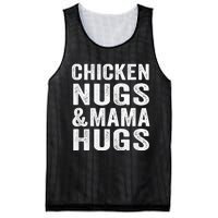 Chicken Nugs and Mama Hugs Toddler for Chicken Nugget Lover Mesh Reversible Basketball Jersey Tank