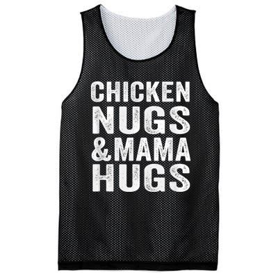 Chicken Nugs and Mama Hugs Toddler for Chicken Nugget Lover Mesh Reversible Basketball Jersey Tank