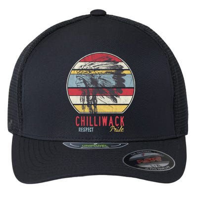 Chilliwack Native American Indian Tribe Respect Pride Retro Gift Flexfit Unipanel Trucker Cap