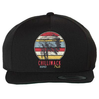 Chilliwack Native American Indian Tribe Respect Pride Retro Gift Wool Snapback Cap