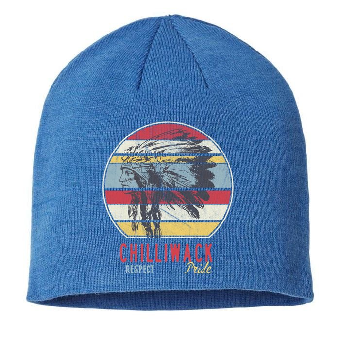 Chilliwack Native American Indian Tribe Respect Pride Retro Gift Sustainable Beanie