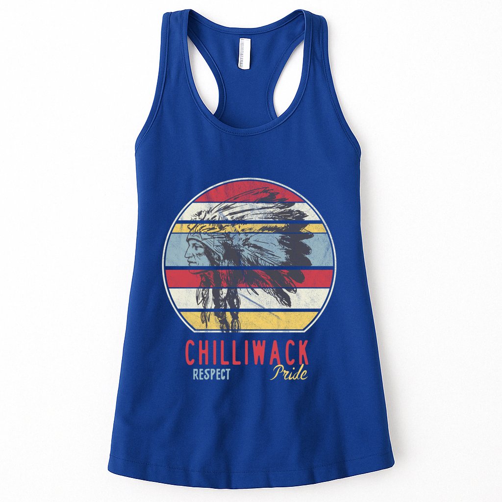 Chilliwack Native American Indian Tribe Respect Pride Retro Gift Womens Tank Top