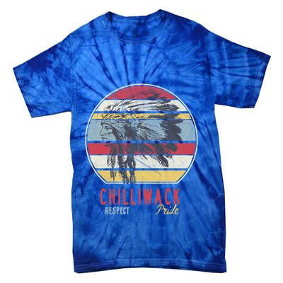 Chilliwack Native American Indian Tribe Respect Pride Retro Gift Tie-Dye T-Shirt