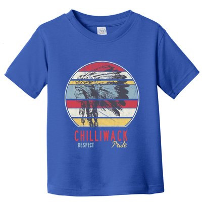 Chilliwack Native American Indian Tribe Respect Pride Retro Gift Toddler T-Shirt