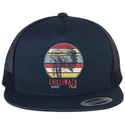 Chilliwack Native American Indian Tribe Respect Pride Retro Gift Flat Bill Trucker Hat