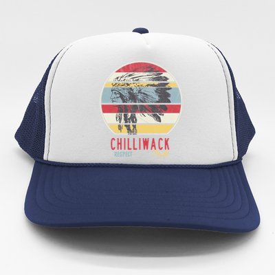 Chilliwack Native American Indian Tribe Respect Pride Retro Gift Trucker Hat