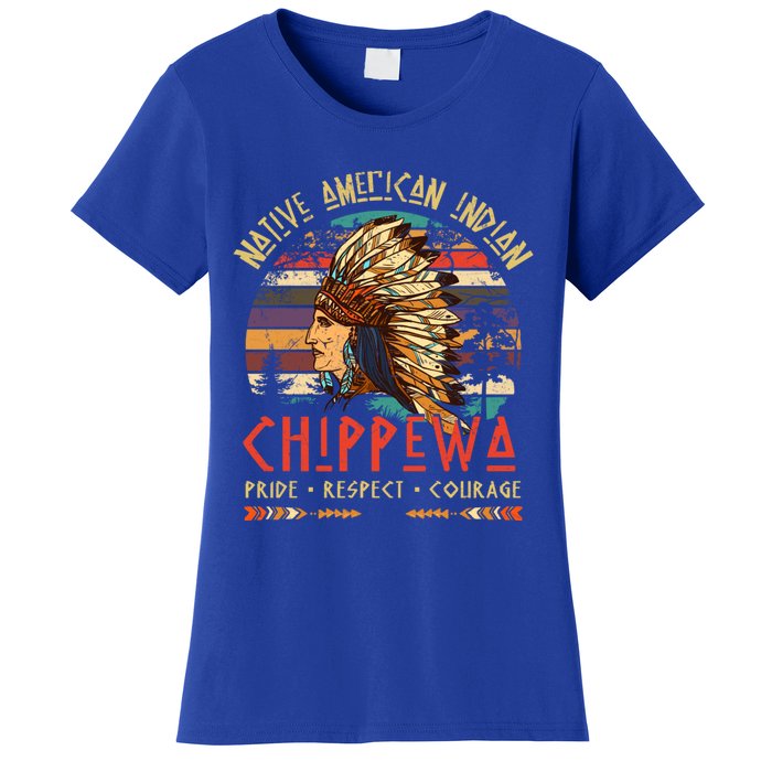 Chippewa Native American Indian Pride Indigenous Tribe Gift Women's T-Shirt