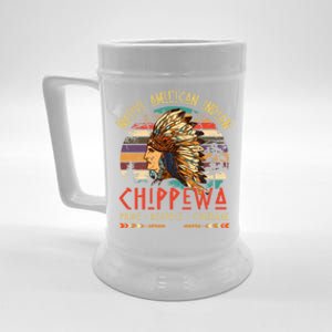 Chippewa Native American Indian Pride Indigenous Tribe Gift Beer Stein