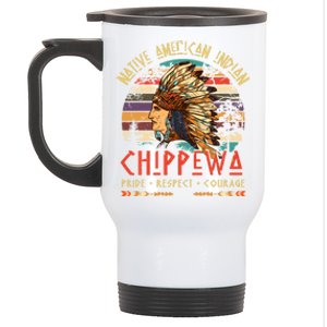 Chippewa Native American Indian Pride Indigenous Tribe Gift Stainless Steel Travel Mug