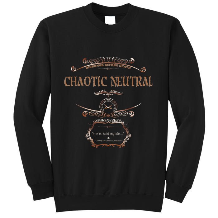 Chaotic Neutral Alignment Gamer Geek Rpg Sweatshirt