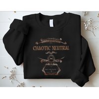 Chaotic Neutral Alignment Gamer Geek Rpg Sweatshirt