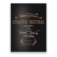 Chaotic Neutral Alignment Gamer Geek Rpg Poster