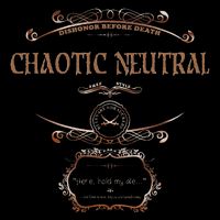 Chaotic Neutral Alignment Gamer Geek Rpg Poster