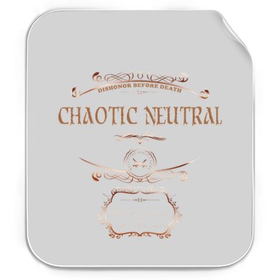 Chaotic Neutral Alignment Gamer Geek Rpg Permanent Decal Sticker