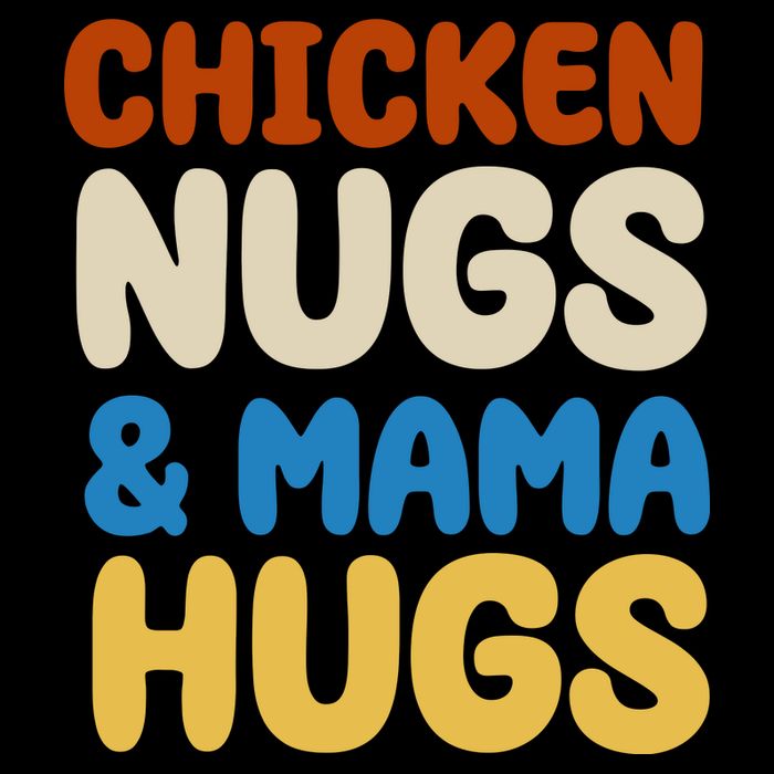 Chicken Nugs And Mama Hugs Backpack