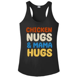 Chicken Nugs And Mama Hugs Ladies PosiCharge Competitor Racerback Tank