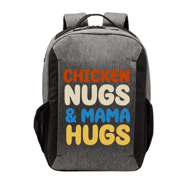 Chicken Nugs And Mama Hugs Vector Backpack