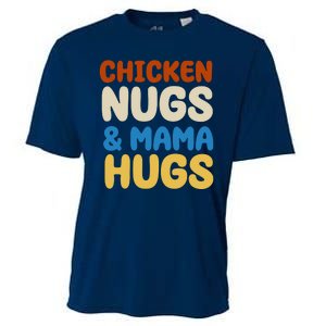 Chicken Nugs And Mama Hugs Cooling Performance Crew T-Shirt