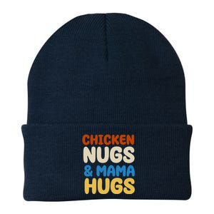 Chicken Nugs And Mama Hugs Knit Cap Winter Beanie