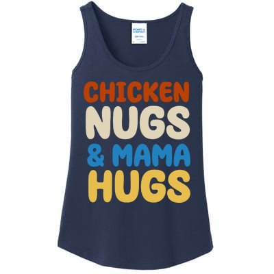 Chicken Nugs And Mama Hugs Ladies Essential Tank