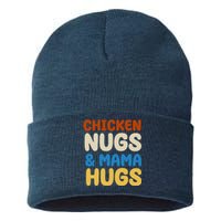 Chicken Nugs And Mama Hugs Sustainable Knit Beanie