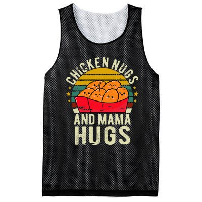 Chicken Nugs And Mama Hugs For Chicken Nugget Lover Mesh Reversible Basketball Jersey Tank