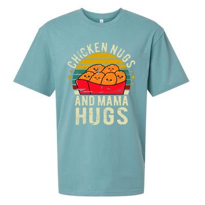 Chicken Nugs And Mama Hugs For Chicken Nugget Lover Sueded Cloud Jersey T-Shirt