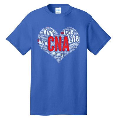 Certified Nursing Assistant Cna Heart Healthcare Profession Cool Gift Tall T-Shirt