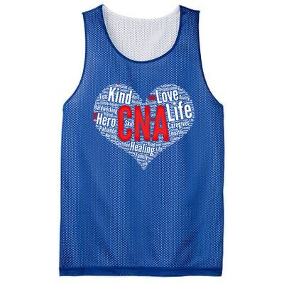 Certified Nursing Assistant Cna Heart Healthcare Profession Cool Gift Mesh Reversible Basketball Jersey Tank