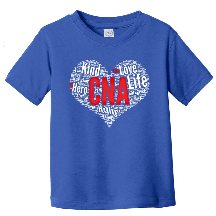 Certified Nursing Assistant Cna Heart Healthcare Profession Cool Gift Toddler T-Shirt