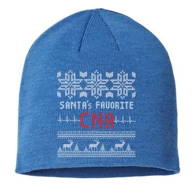 Certified Nursing Assistant Ugly Christmas Sweater Funny Cna Cool Gift Sustainable Beanie