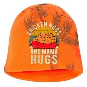 Chicken Nugs And Mama Hugs For Chicken Nugget Lover Kati - Camo Knit Beanie