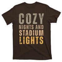 Cozy Nights And Stadium Lights Football T-Shirt