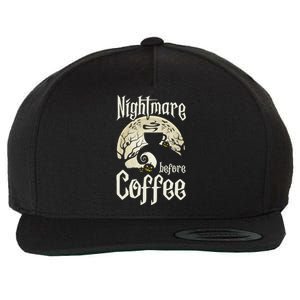 Cute Nightmare Before Coffee Halloween Funny Mug Gift Wool Snapback Cap