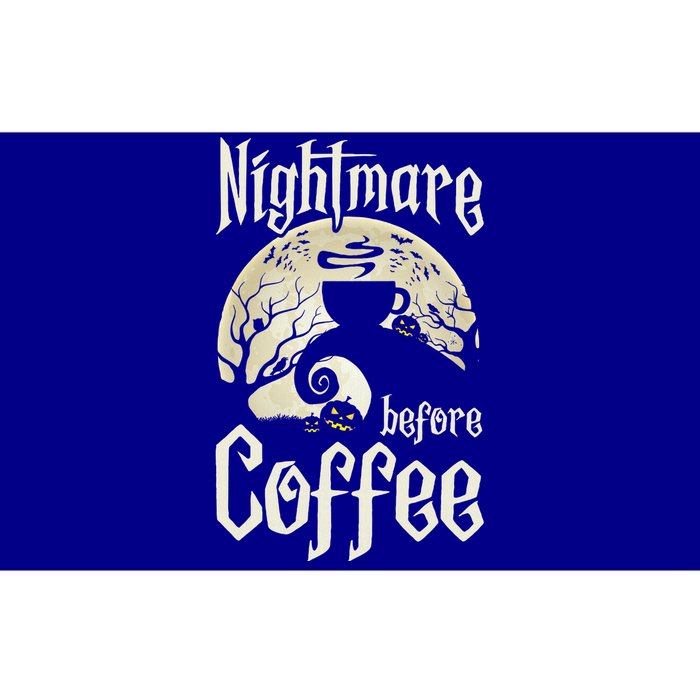 Cute Nightmare Before Coffee Halloween Funny Mug Gift Bumper Sticker