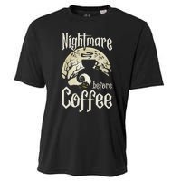 Cute Nightmare Before Coffee Halloween Funny Mug Gift Cooling Performance Crew T-Shirt